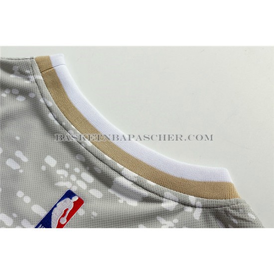 Maillot Lumieres de la ville Los Angeles Lakers Bryant Gris